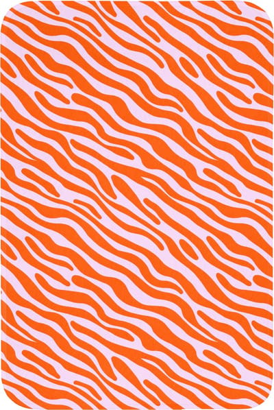 Badmat 60x90 cm - Antislip - Strepen - Dynamisch - Oranje - Badmatten voor badkamer - Badkamermat - Douchemat - Badkamer mat