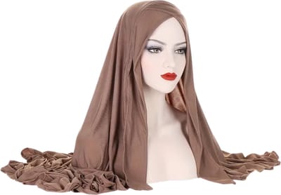 Bovista Hoofddoek - Hijab - Dames - Abaya - Sjaal - Islamitische Kleding - Moslim Kleding - Alhamdulillah - Khaki