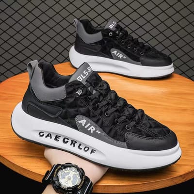 Herenschoenen Nieuwe Lente Trend Casual Sportschoenen Alles-match Dikke zool Forrest Gump Sneakers Tieners Hardlopen Trendy Schoenen 44 white
