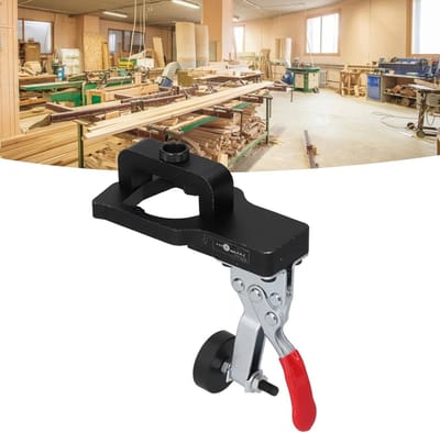 Professionele 35mm scharnierboor jig voor houtbewerking - Boorgids, Perforator en Installatietool van Aluminiumlegering voor Nauwkeurige Montage