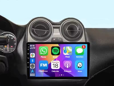 Autoradio 4/64GB met Carplay en Android auto | Geschikt voor Alfa Romeo Mito 955 2008-2016 | Radio scherm met Navigatie | 2008 2009 2010 2011 2012 2013 2014 2015 2016