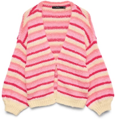 VERO MODA - VMMAYBE STRIPE LS OPEN CARDIGAN NOOS - Dames - Cardigans
