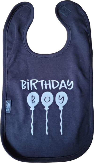 Birthday boy - slab - verjaardag - geschenk -  baby  - peuter- knoeien