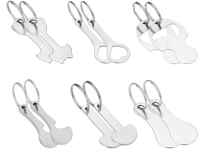 Dailygoods - Metalen winkelwagen token - Sleutelhanger - Roestvrij staal - Afneembaar - Gemaakt voor gemak - Geschikt voor winkelwagentjes