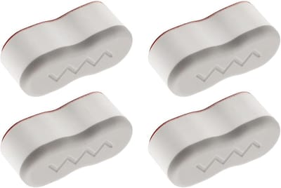 Toiletbrilverhogers - Bidet pads - Comfort verhogen - Verstelbare hoogte - 4 stuks - Grijs