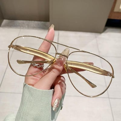 Vintage Grote Metalen Montuur Verloop Zonnebril Autorijden Klassiek Reizen Zonnebril Brillen UV400 Bescherming Bril voor Dames Heren 1PC