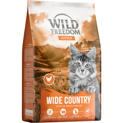 Wild Freedom Kitten "Wide Country" Gevogelte - graanvrije receptuur - Nieuw Receptuur: 6,5 kg