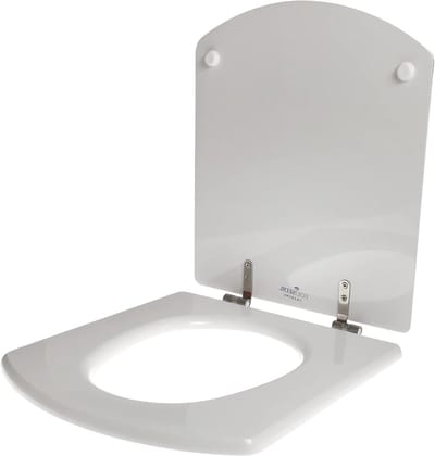 Toiletbril - WC-bril Toiletzitting - Badkamer Vernieuwen - Gegoten Polyester - 415 x 360 mm - Wit
