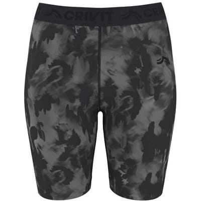 CRIVIT Dames biker shorts met koeltechnologie (Print, XS (32/34))