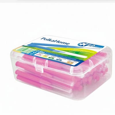 PolkaHome® Ragers 60 Stuks 0.6Mm Interdentale Borstels Gezondheidszorg Tand Push-Pull Verwijdert Voedsel En Tandplak Betere Tanden Mondhygiëne Tool