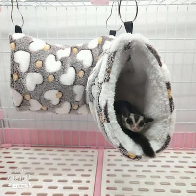 Kleine Dieren Cavia Rat Hangmat Hangende Tunnel en Zachte Bedmat voor Eekhoorn Hamster Schuilplaats Kooi jaula para hamster 50 x15cm