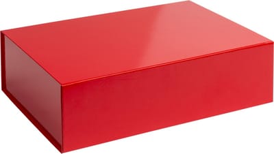 Cadeaudoos ROOD, verjaardag, 35x25x10cm (10 stuks)
