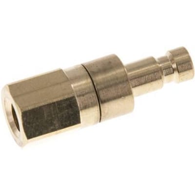 Messing DN 2.7 (Micro) Luchtkoppeling Insteeknippel M5 Binnendraad - CLP2-F-B-SV-P-5