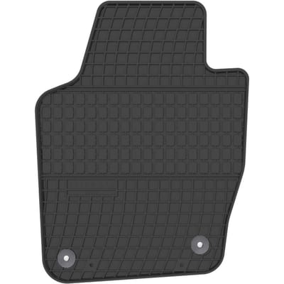 Wielganizator - Rubbermat voor Volkswagen Polo V - Hatchback - Volledige pasvorm - Zwart