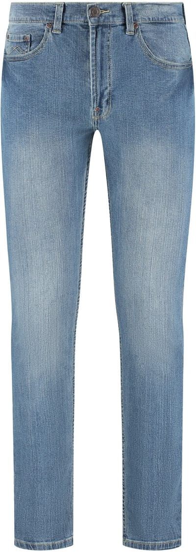 MASKOVICK - Heren Jeans - Slim Fit - Milano – Stretch - Denim Broek – Medium Used – W28 L32