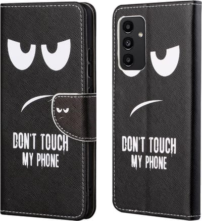 Coverup Hoesje - Geschikt voor Samsung Galaxy A13 4G Hoesje - Coverup Book Case - Don't Touch