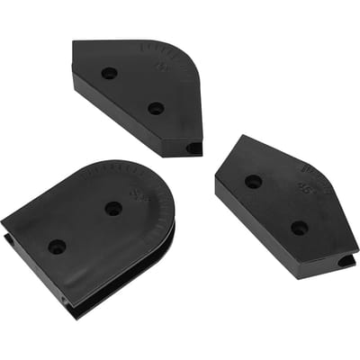 3 Stuks 14mm Buitendiameter 45   90   180 Graden Acryl Harde Stijve Buigmal Gereedschapsset black