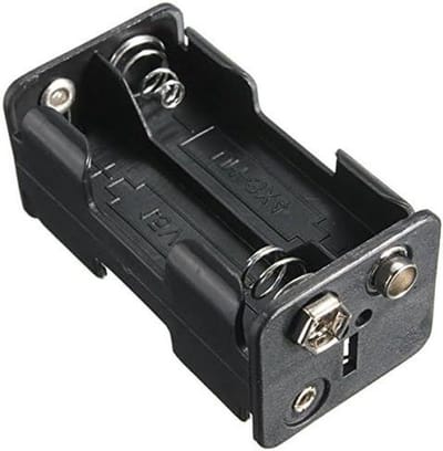 Batterijhouder - Batterijdoos - Apparaten Voeden - 4x AA - 58x31x27 mm - Zwart