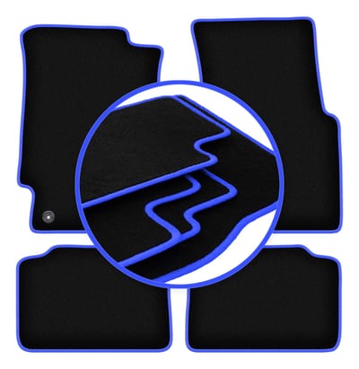 CARLUX-BLUE automatten voor: Honda Civic V hatchback (1991-1996)