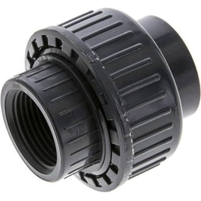 PVC Lijmmof Binnendraad Rp 3/4'' FKM