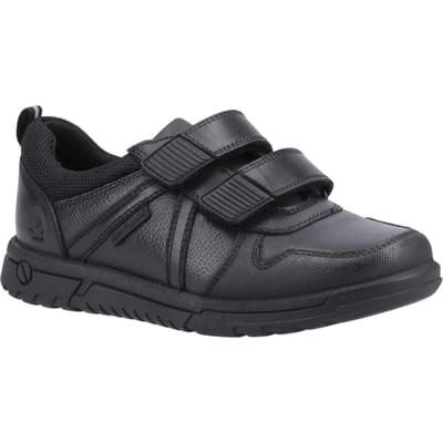 SPENCER Jongens Leren Schoolschoenen Zwart