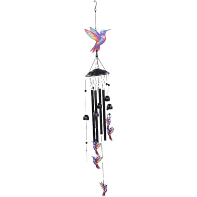 36 Inch Vogel Metalen Windgong Elegante Decoratieve Windgong Aluminium voor Buiten Tuin Kleurrijk Type 1
