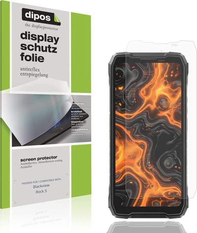 dipos – 4x Matte Beschermfolie geschikt voor Blackview Rock 5 | Krasbestendige & antireflecterende Screenprotector Ultra-Thin
