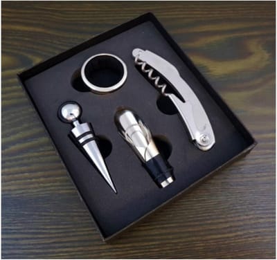 Luxe 4-delige Wijnopener Set | Wijn Accessoires | Geschenk Doos Wijnopener | | Wijnopener Set | Cadeautip