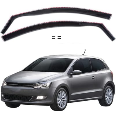 Luchtafweerders - SCOUTT - Volkswagen Polo 3D - Getint - Versterkt Acryl - Eenvoudige Installatie