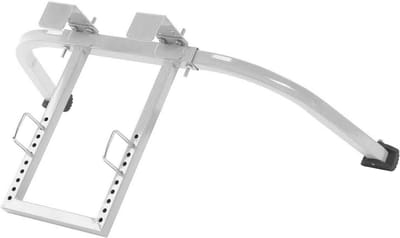 Ladderstabilisator - Ladderverlenger - Dakgoot Reinigen - Verstelbaar T-Bar Ontwerp - 43x41cm - Zilver Grijs