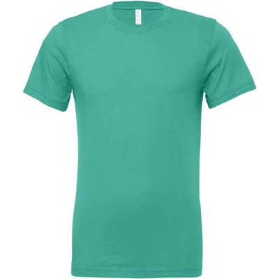 Bella+Canvas Unisex Jersey Short Sleeve Tee CV3001 - Teal - XS