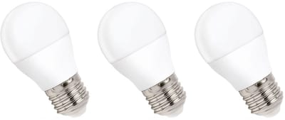 Spectrum LED Kogellamp E27 8W - 230V - 710 Lumen - 3000K Warm wit - Gezellig licht - Energiezuinig - 3 stuks