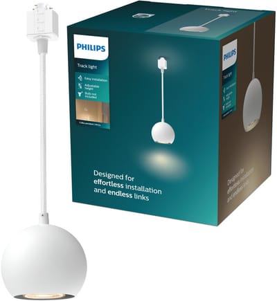 Philips EasyLink Colby - Hanglamp - GU10 fitting - Maximaal wattage: 7W - Wit - Railverlichting