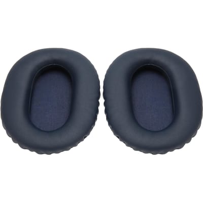 2 pièces Coussinets d'oreille de remplacement en cuir protéiné souple Mousse d'isolation phonique Coussinets d'oreille épaissis pour WH CH710N WH CH720N WH bleu