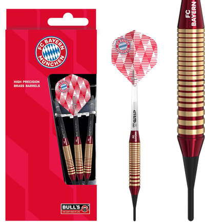BULL'S FC Bayern München Brass - Soft Tip Darts