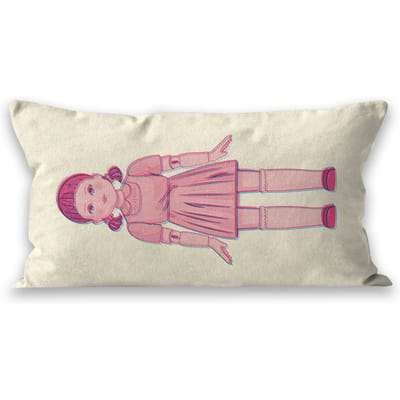 Squid Game Doll Glitch Rectangular Cushion - 30x50cm - Soft Touch