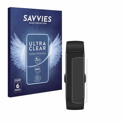 Savvies - Screenprotector voor Honor Band 5 - Folie Beschermfolie transparant 6 Stuks