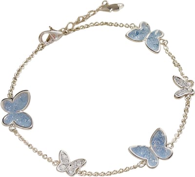 Luxe Sprankelende Vlinder Armband – Zirkonia Armband voor Dames – Elegant en Vrouwelijk Design – Glanzende Afwerking – Comfortabel om te Dragen – Stijlvolle Polsdecoratie – Perfect als Cadeau