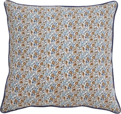 Sierkussen Ralla blauw/bruin 50 x 50