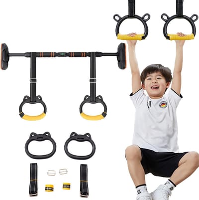 Turnringen voor kinderen - Gymnastiekringen set met verstelbare hangkoorden