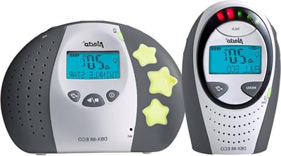 Intercom met nachtlampje - Communicatiesysteem - Thuisbewaking - Eco-modus energiebesparing - 300 meter bereik - Zwart