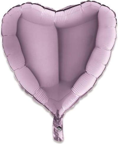 Folieballon hart lila (46cm)