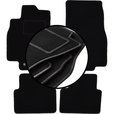 Complete set veloursmatten voor: Mercedes A-Klasse W169 hatchback (2004-2012)