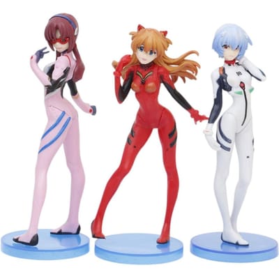 Anime Eva Figuur Ayanami Rei Asuka Langley Soryu Mari Makinami kawaii Actiefiguren PVC Figuur Verzameling Ornament Pop Speelgoed Cadeau