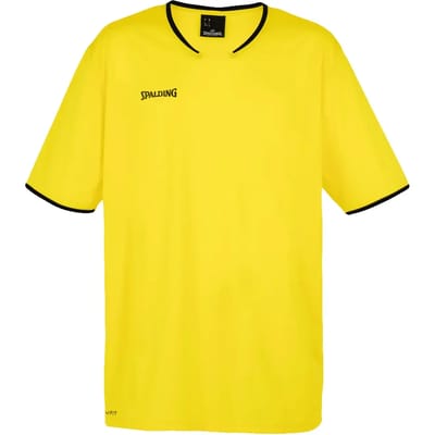 Move Shooting Shirt Korte Mouw Limoengeel/Zwart
