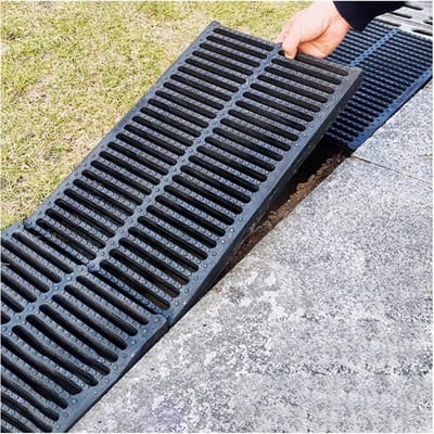 Afvoerrooster Vierkant - Riolering Deksel - Optimale Waterafvoer - Weerbestendig Roestvrij - 50x20-50cm
