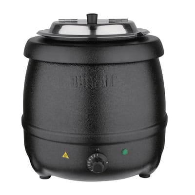 Soepketel Zwart 10 liter Bain Marie