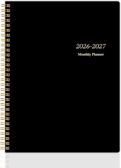 Grote Maandplanner 2026-2027 (24 Maanden) met Agenda, Takenlijst en Doelenplanner | Spiraalgebonden Kalender