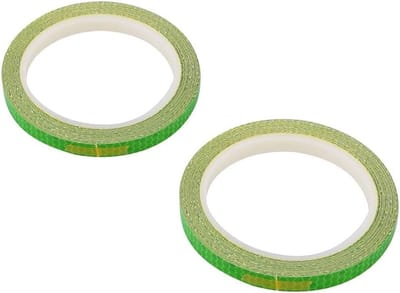 Reflecterende Stickers voor Fietsen - Veiligheidstape voor Wiel en Banden - Ideaal voor Auto's en Motoren (Groen)