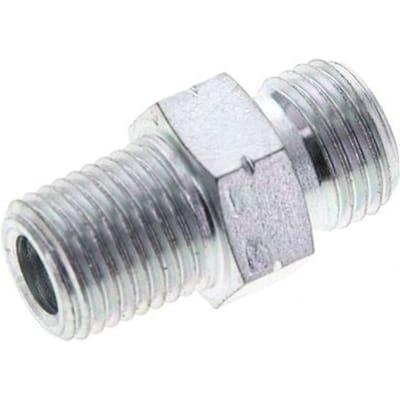 UNF 9/16''-18 x 1/4'' NPT Verzinkt Stalen Borstnippel ORFS 630 Bar - Hydrauliek